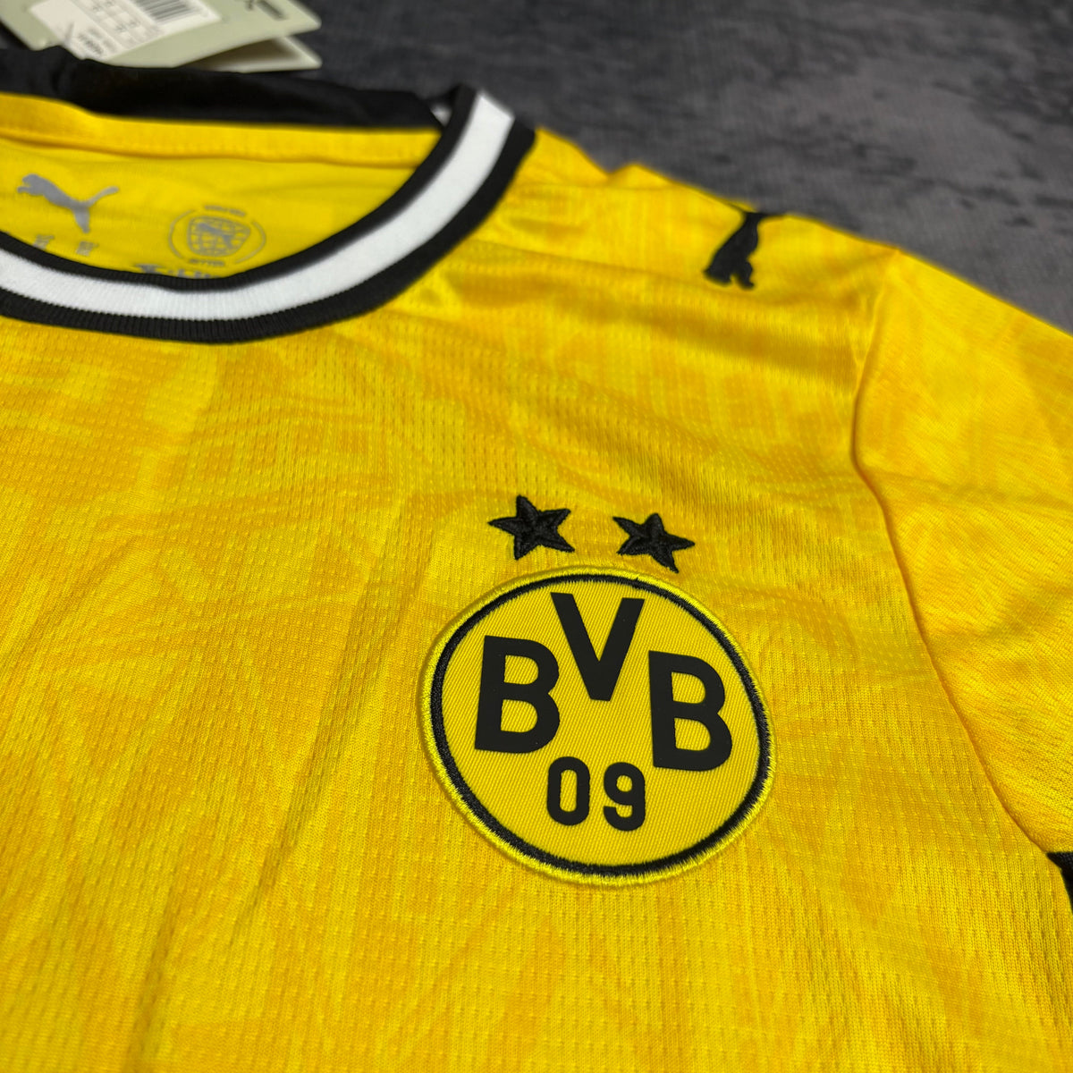 Kit Infantil Borussia Dortmund Home 26/27 - Amarela