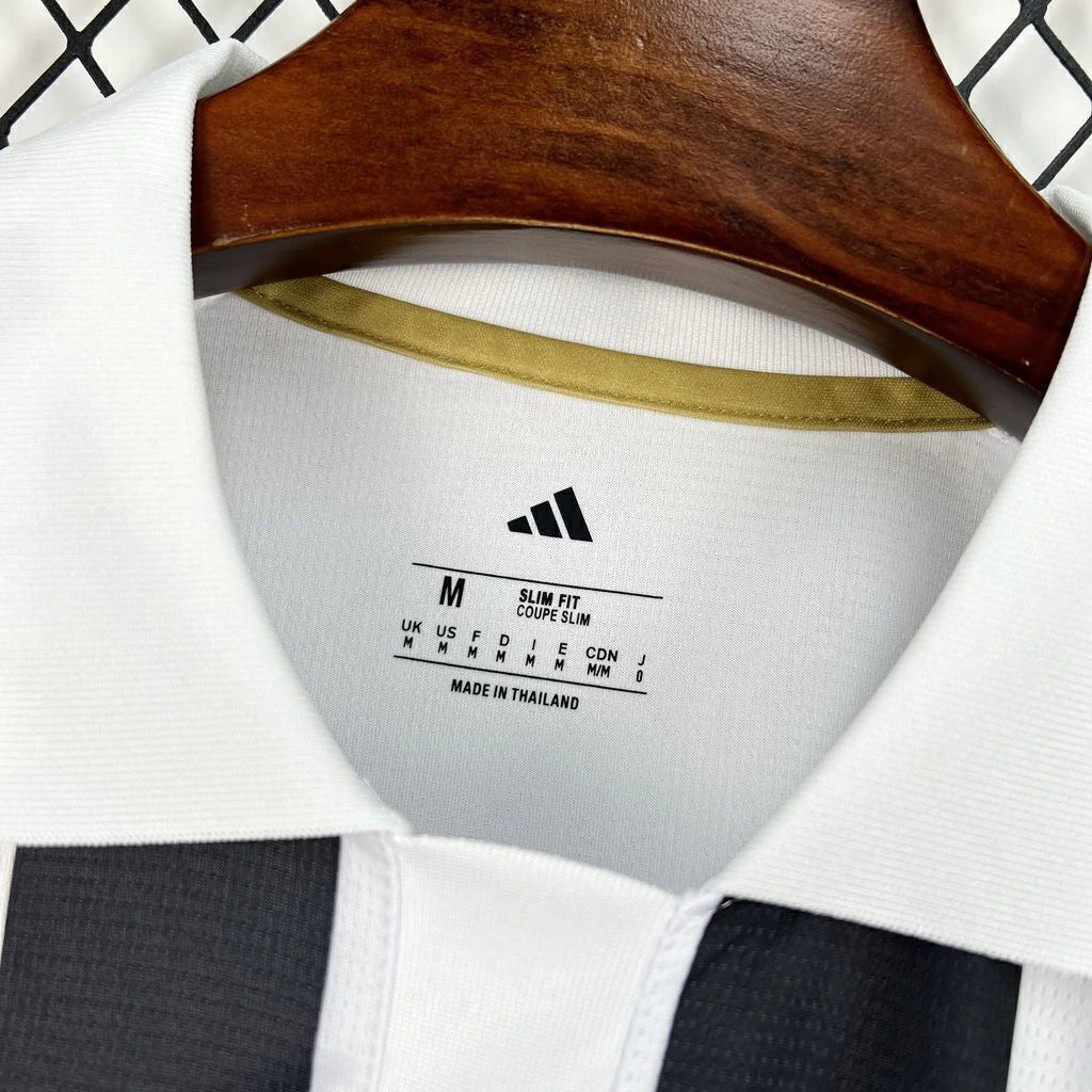 Juventus Home 26/27 Manga Longa Torcedor Adidas - Preto e Branco