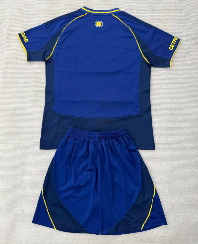 Kit Infantil Boca JRS Fourth 26/27 - Azul e Amarelo