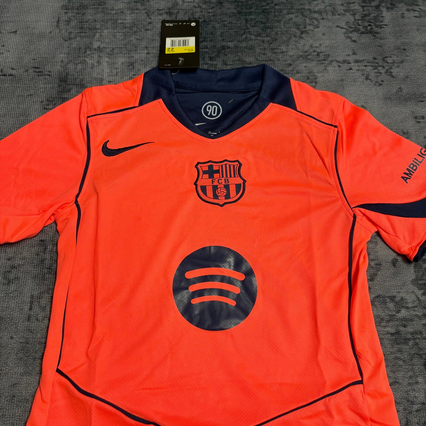 Kit Infantil Barcelona Third 25/26 - Laranja