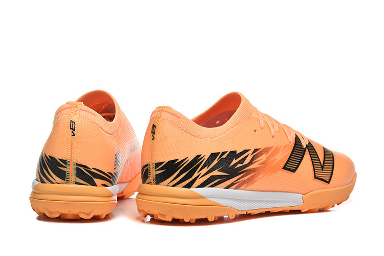 Chuteira Society New Balance Furon V8 Elite TF FG - Laranja