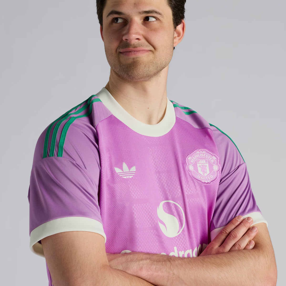 Manchester United Goleiro 26/27 Torcedor Adidas - Rosa