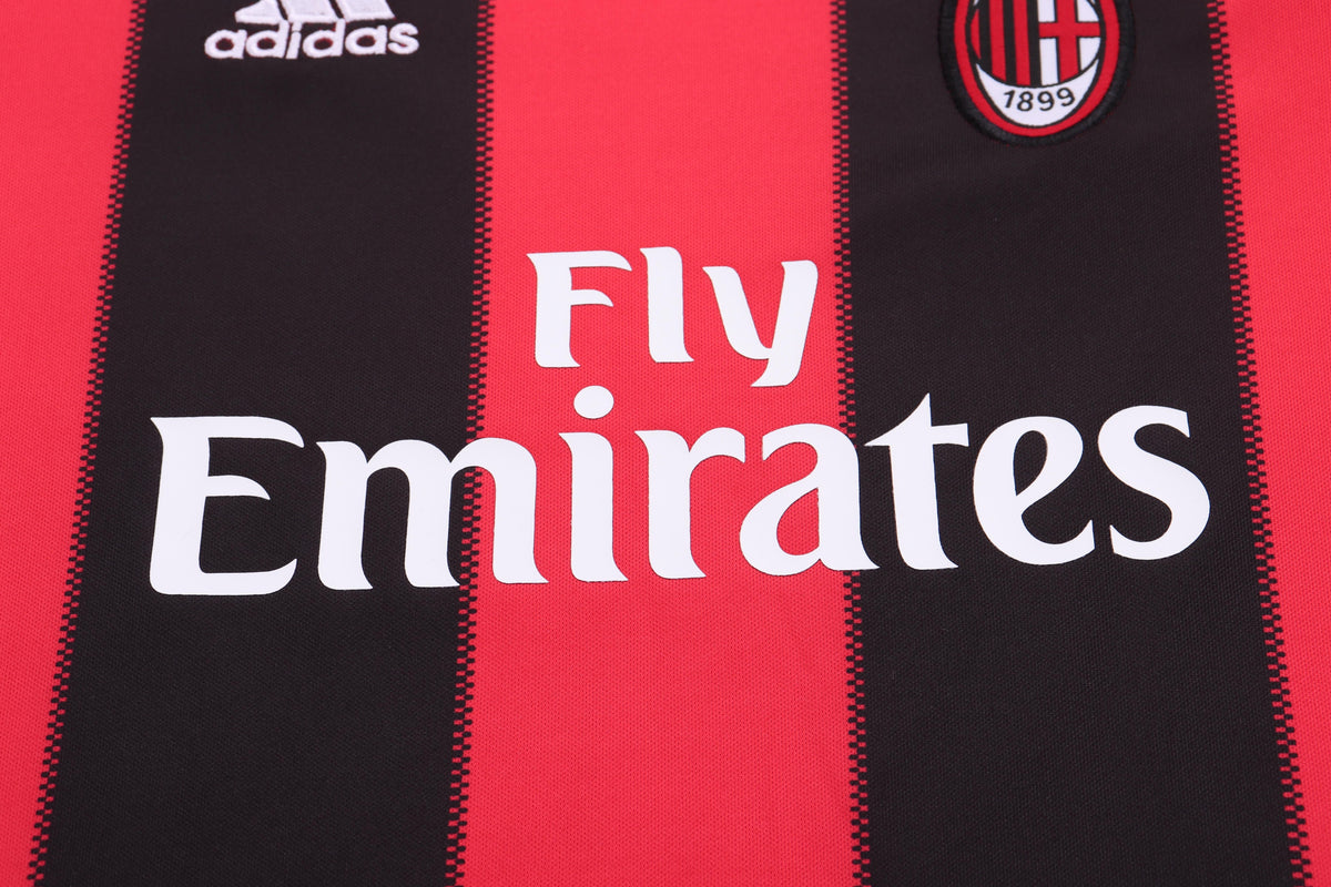 Kit Infantil Milan Home RetrƓ 2011 Adidas - Vermelho e Preto