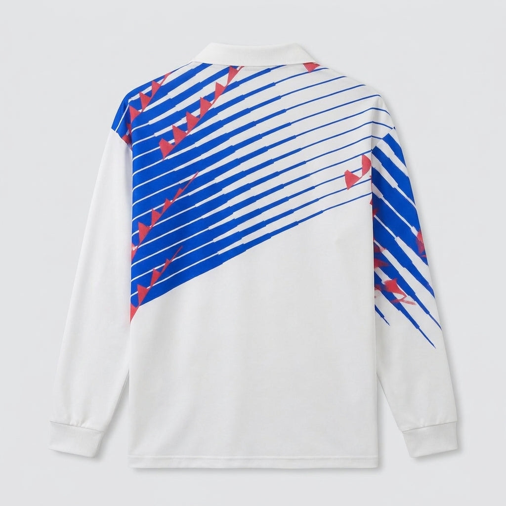 Japão Away Retro 1994 Manga Longa Adidas - Branca e Azul