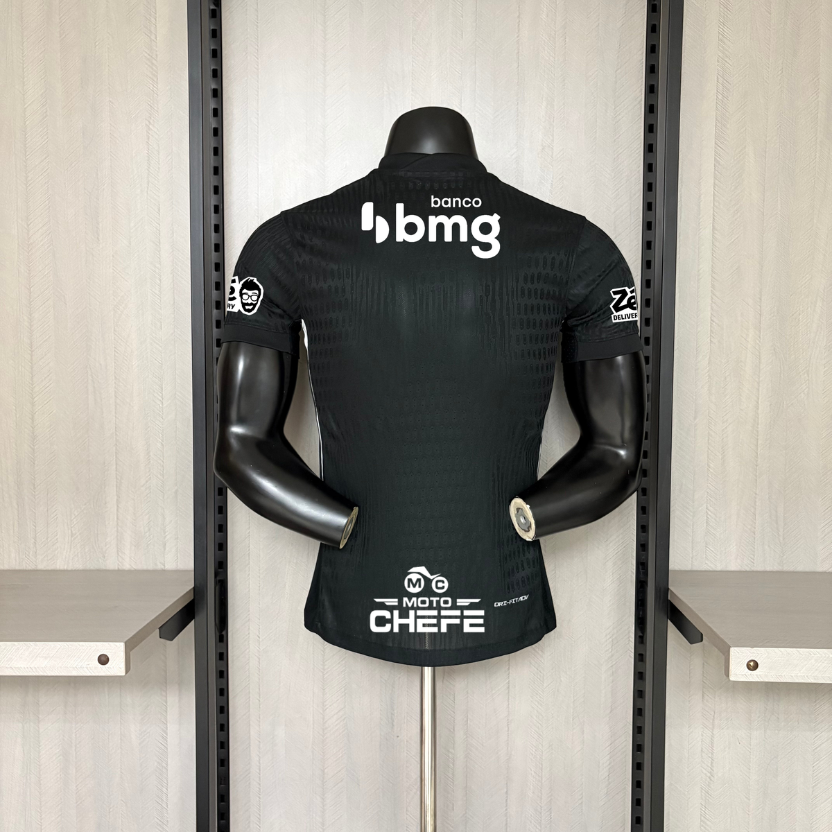 Vasco Home 26/27 Jogador Com Patrocínios Nike - Preta e Branca