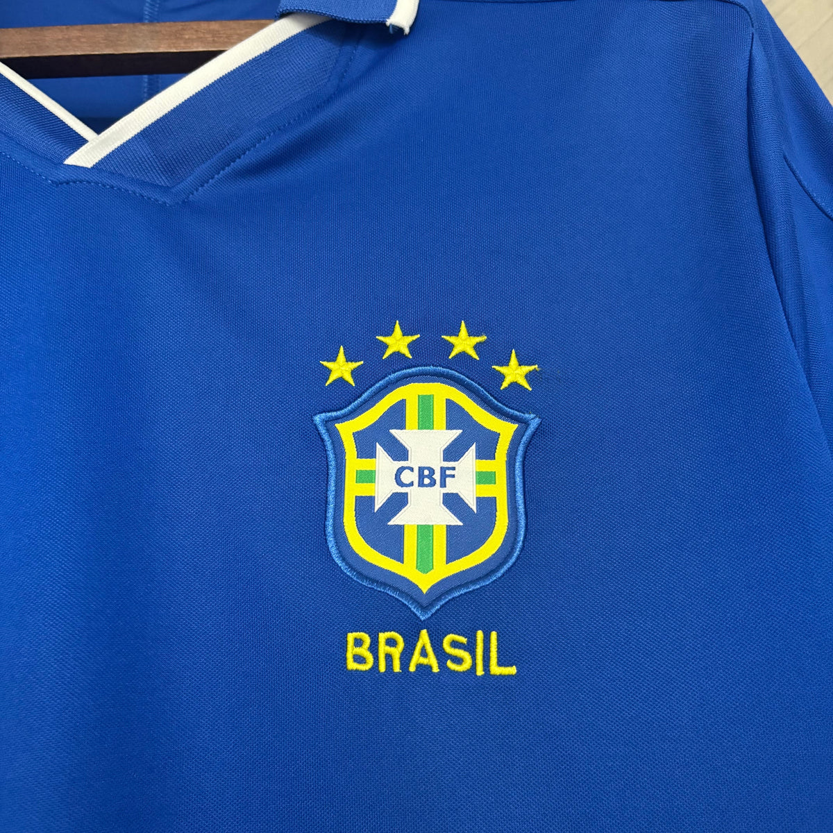 Brasil Away 1997 Retrô Nike - Azul