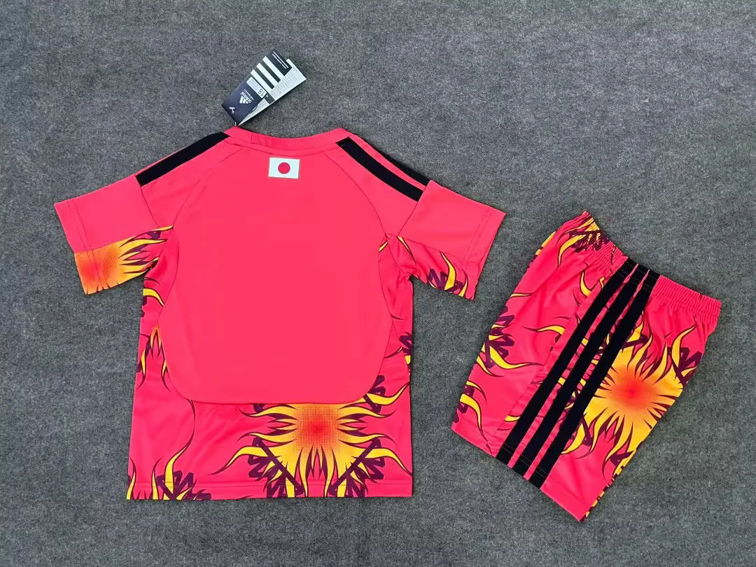 Kit Infantil Japão Goleiro 26/27 - Vermelho
