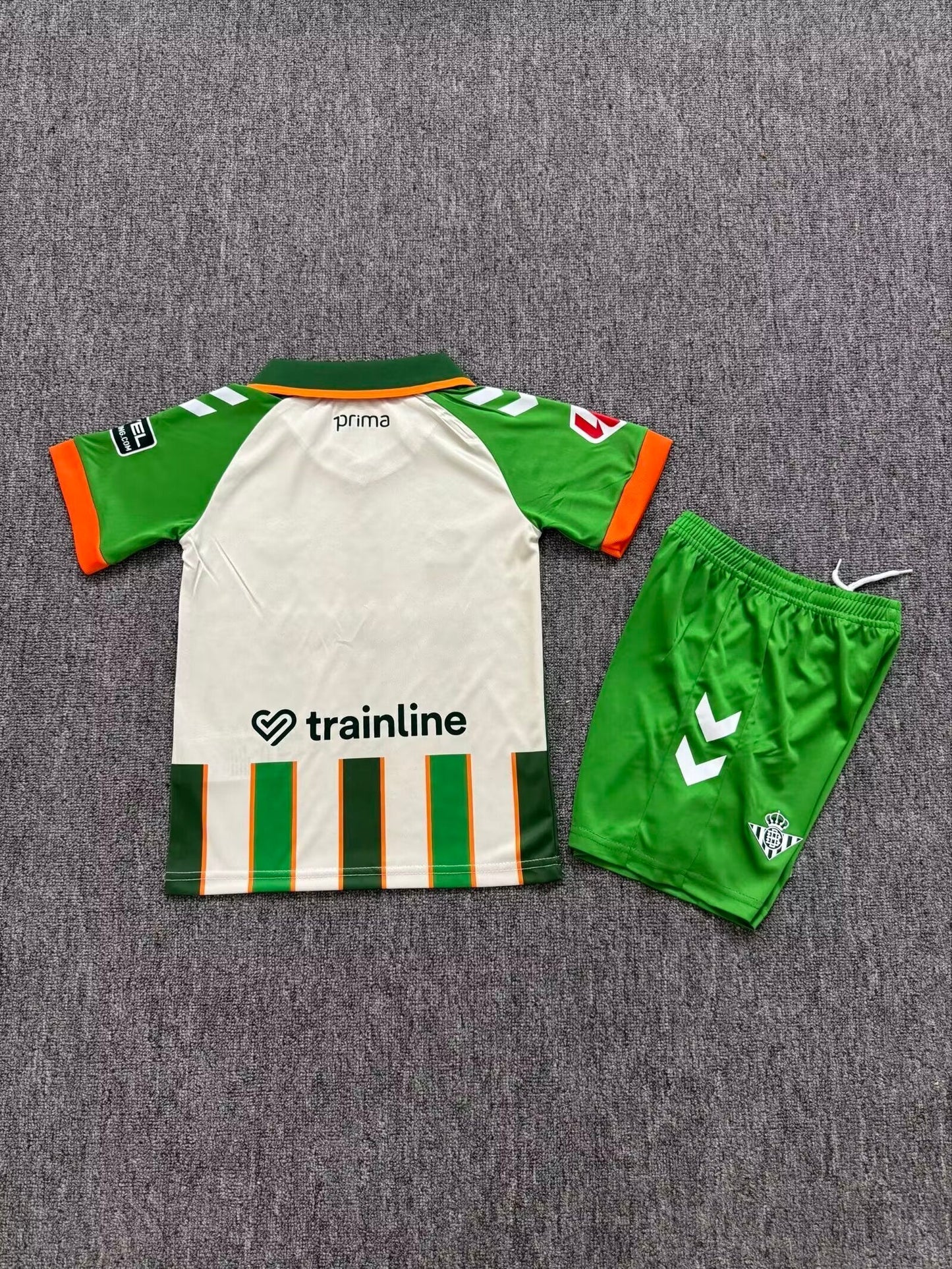 Kit Infantil Real Betis Home 25/27 Hummel - Verde e Branca