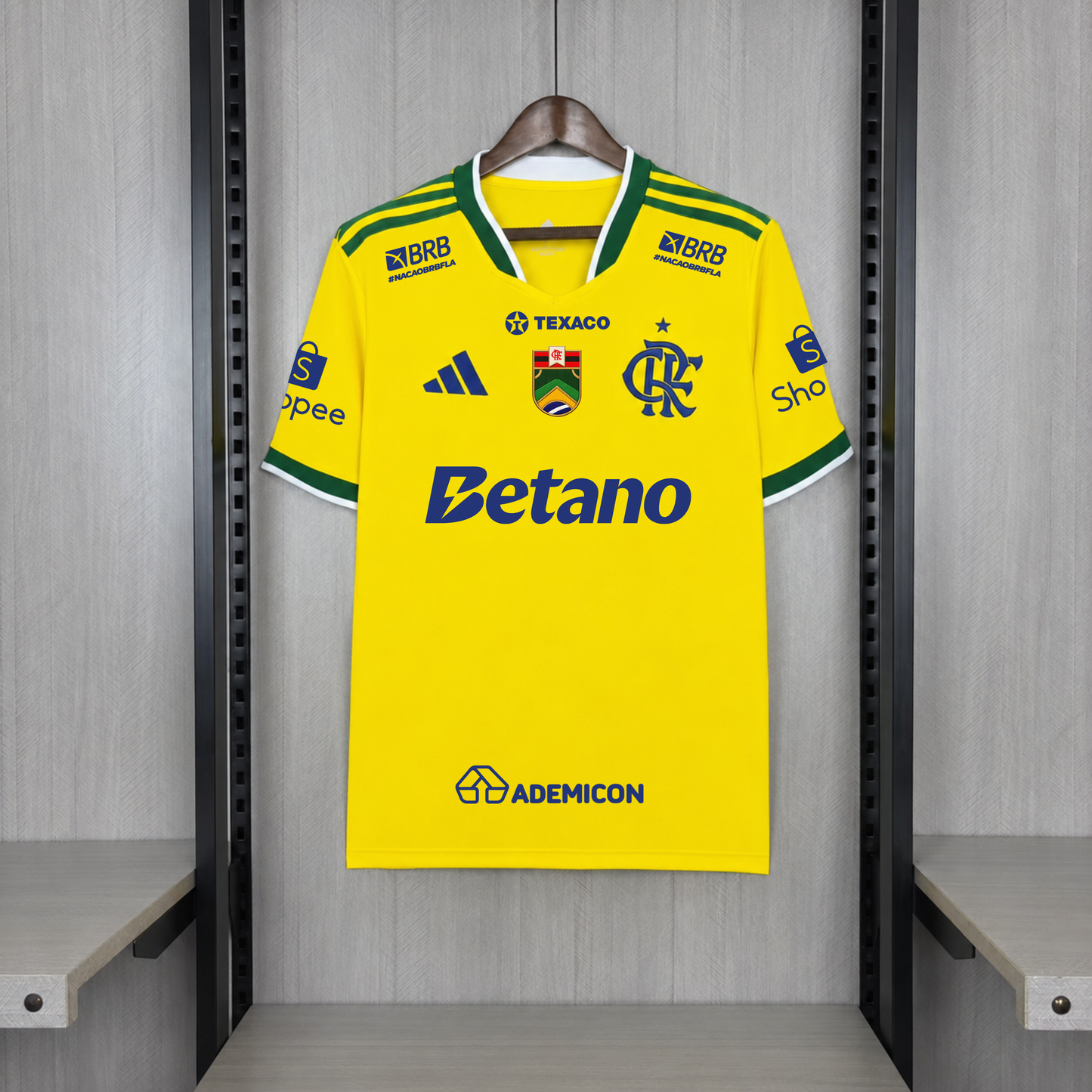 Flamengo Edição Especial Brasil 26/27 Torcedor Com Patrocínios Adidas Masculino - Amarela