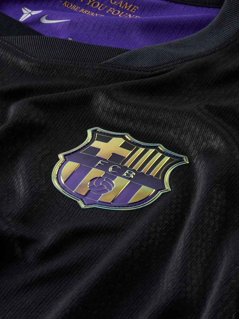 Barcelona Away 26/27 Feminina Kobe - Roxa e Preta