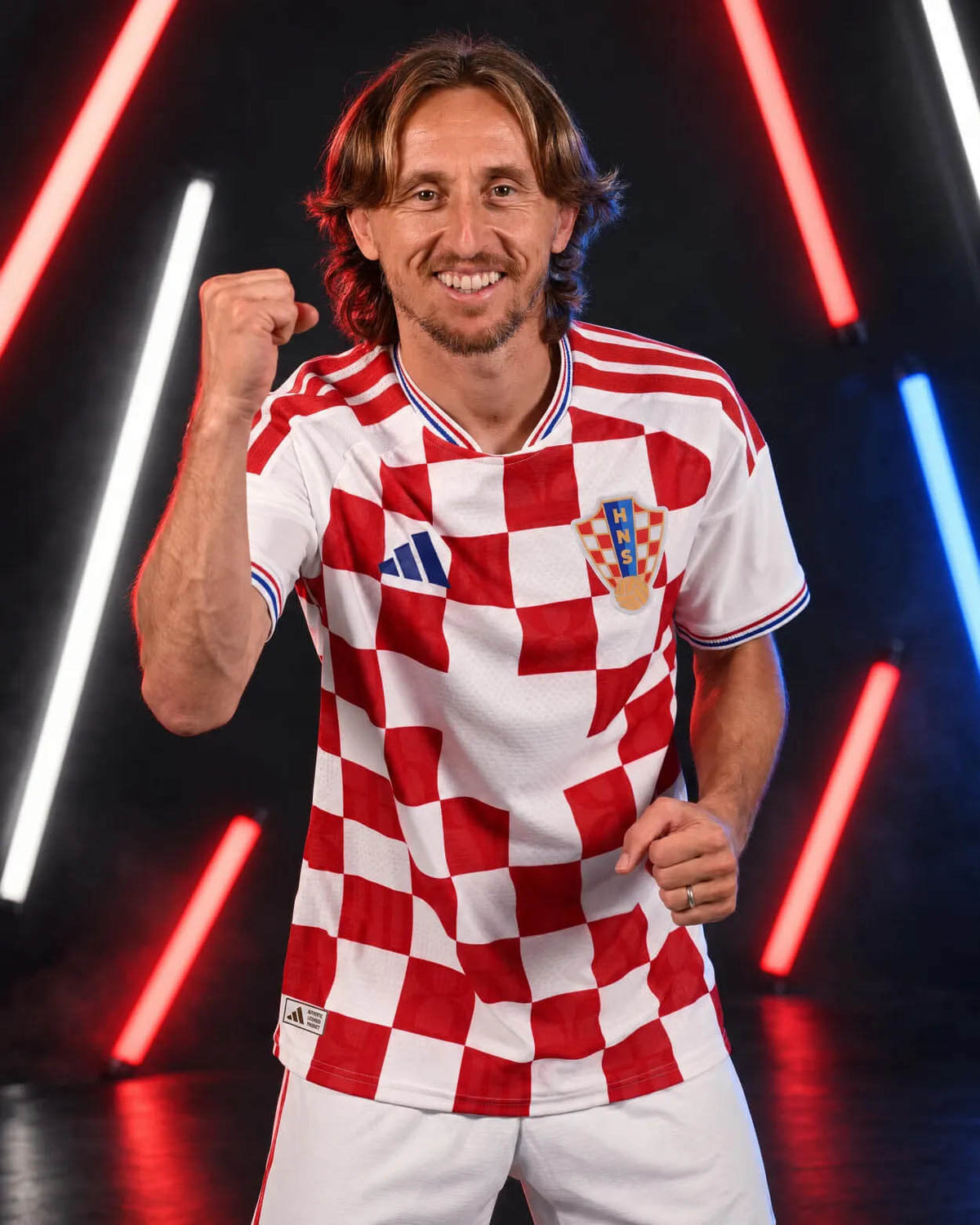 Cróacia Home 26/27 Masculino Torcedor Adidas - Branca e Vermelha