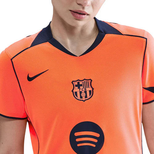 Barcelona Third 25/26 Feminina Nike - Laranja