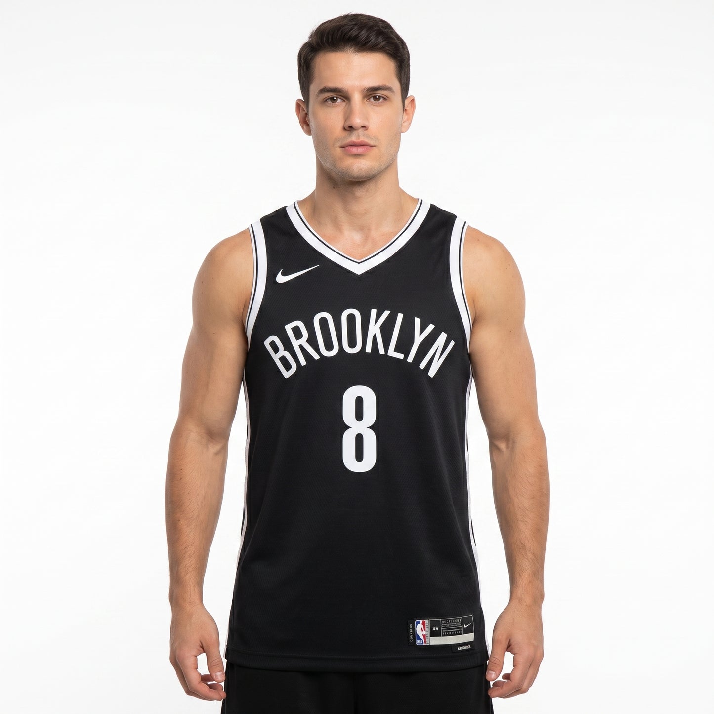 Regata Brooklyn Nets Masculina - Preto