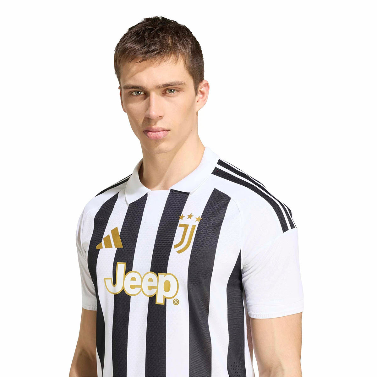 Juventus Home 26/27 Jogador Adidas - Preta e Branca