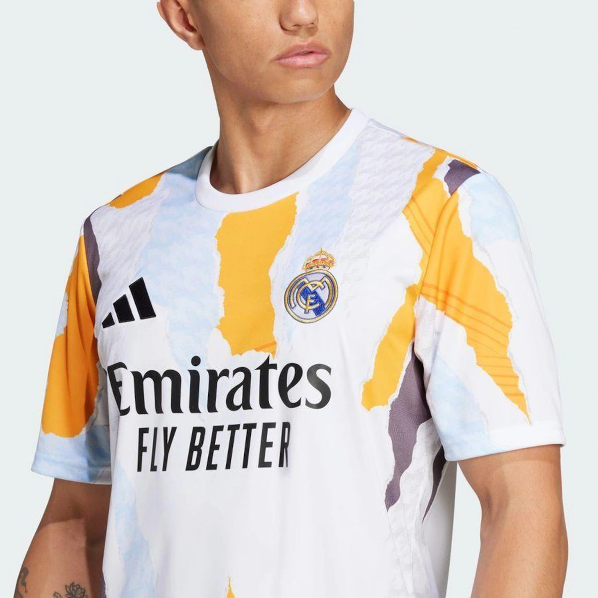 Real Madrid PrƩ Jogo 24/25 Torcedor Adidas - Colorida