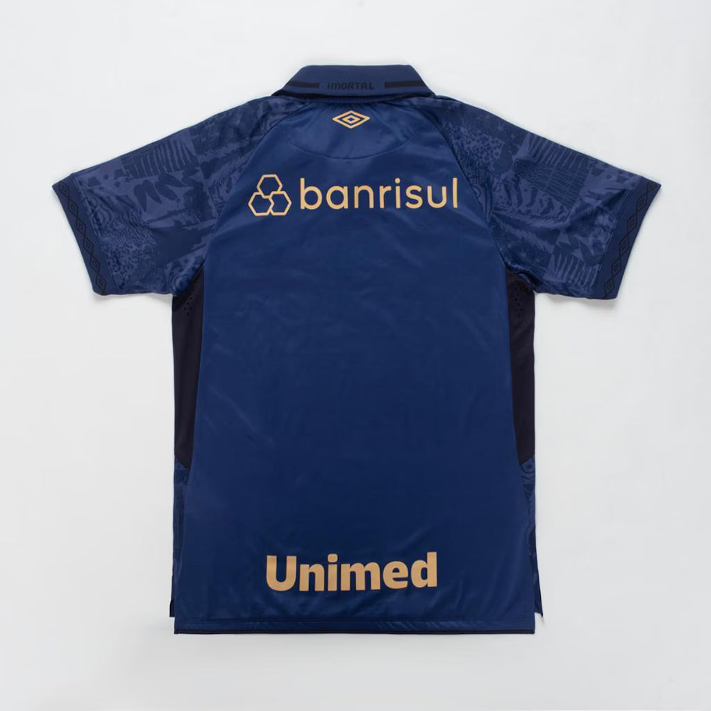 Grêmio Away 25/26 Umbro Jogador Masculino - Azul Escuro