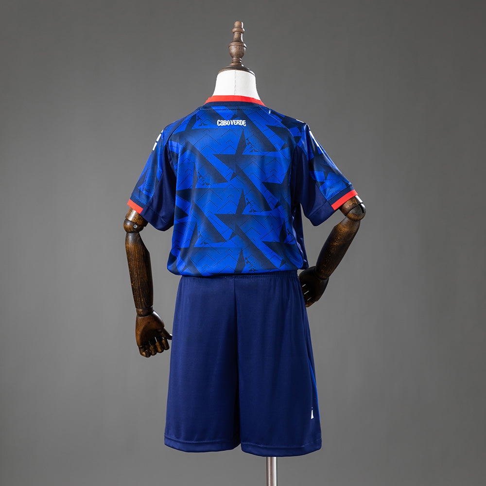 Kit Infantil Cabo Verde Home 26/27 - Azul