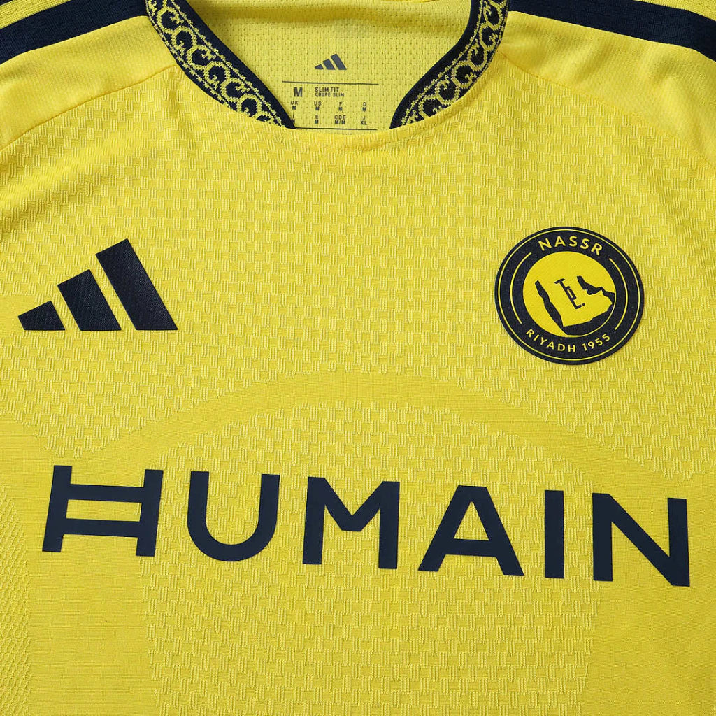 Al Nassr Home 26/27 Jogador Adidas - Amarelo