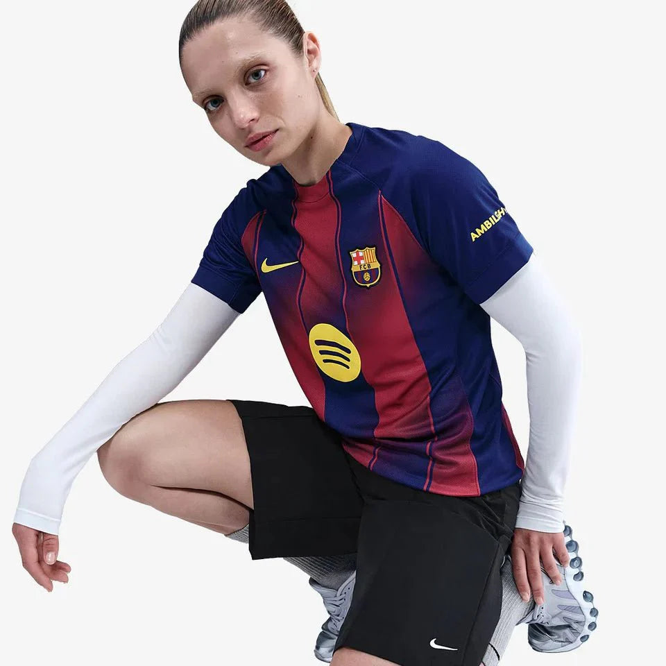 Barcelona Home 25/26 Feminina Nike - Grená