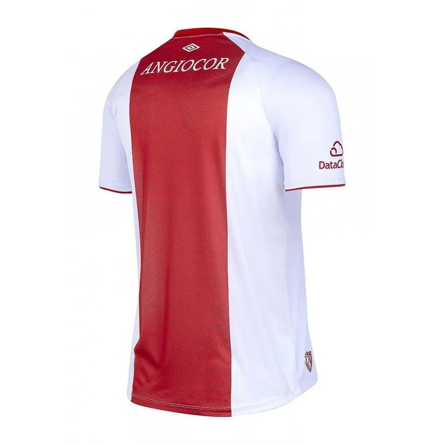 Argentino JRS Away 25/26 Torcedor Umbro - Branco e Vermelho
