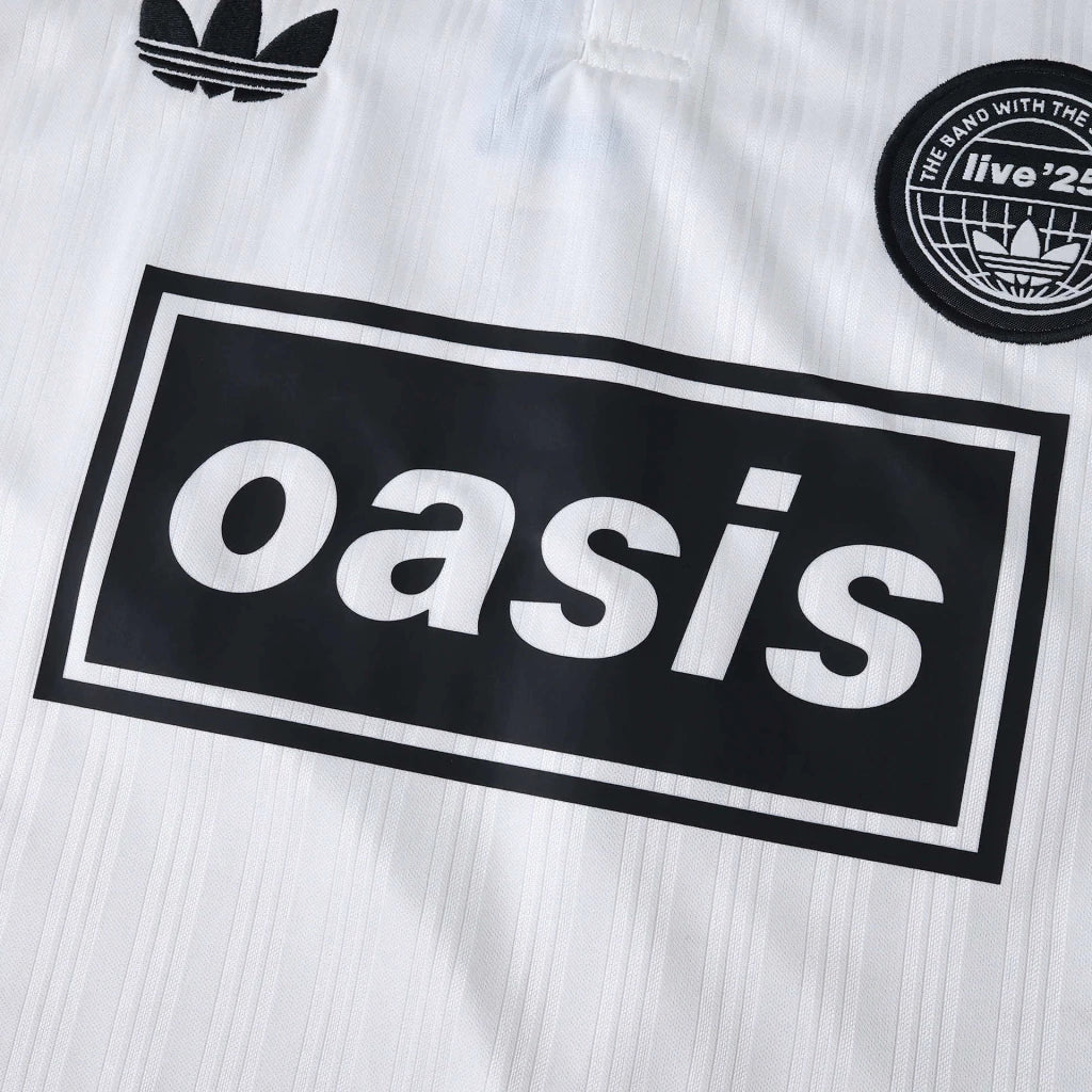 Camisa Banda Oasis x Adidas 2025 - Branca