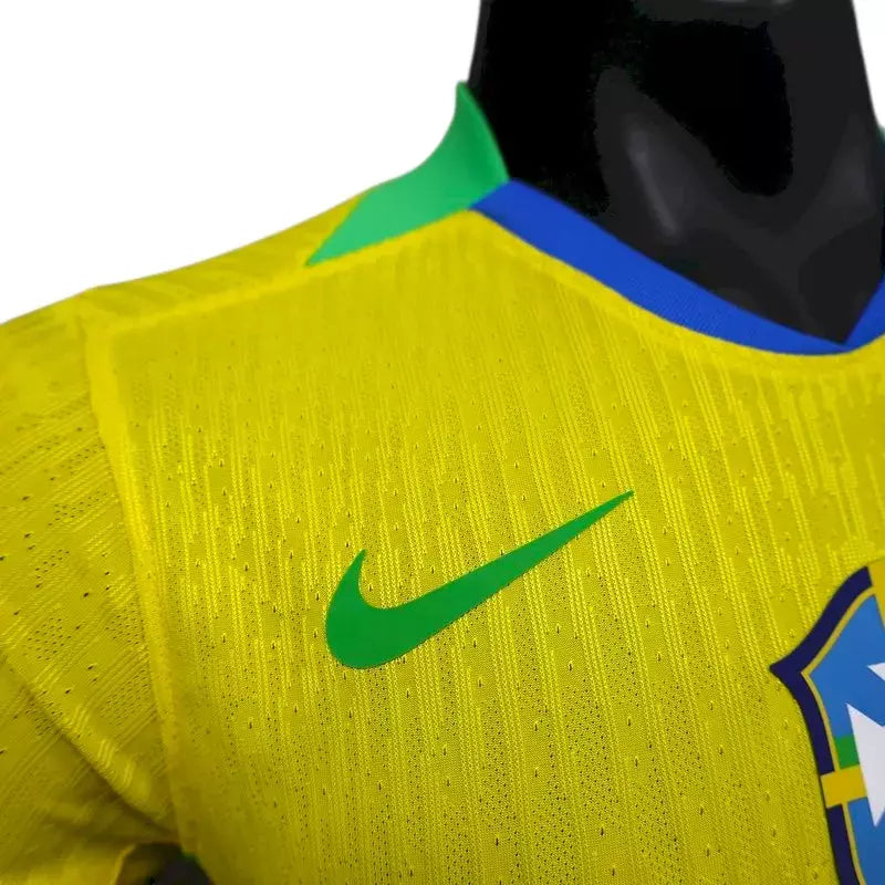 Brasil Home 25/26 Jogador Nike - Amarelo