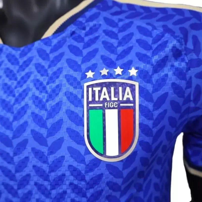 ItƔlia Home Manga Longa 26/27 Masculina Jogador Adidas - Azul