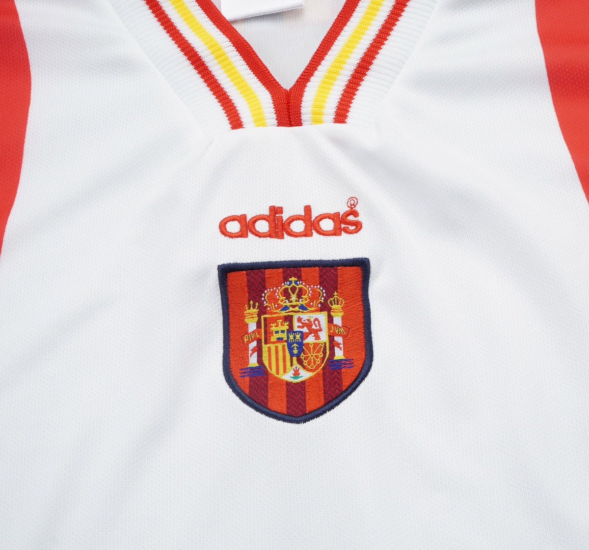 Kit Infantil Espanha Away Retro 1996 - Branco
