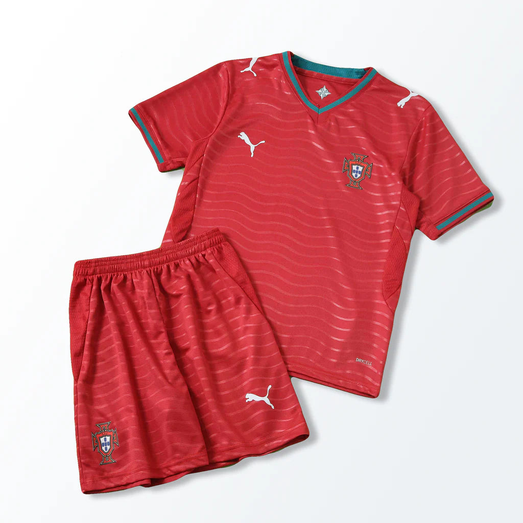 Kit Infantil Portugal Home 26/27 - Vermelha
