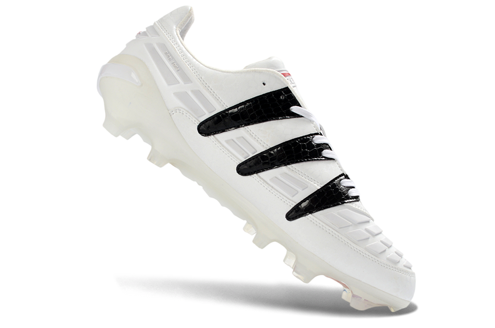 Chuteira Campo Adidas Predator 1994 Accelerator FG - Branca e Preto