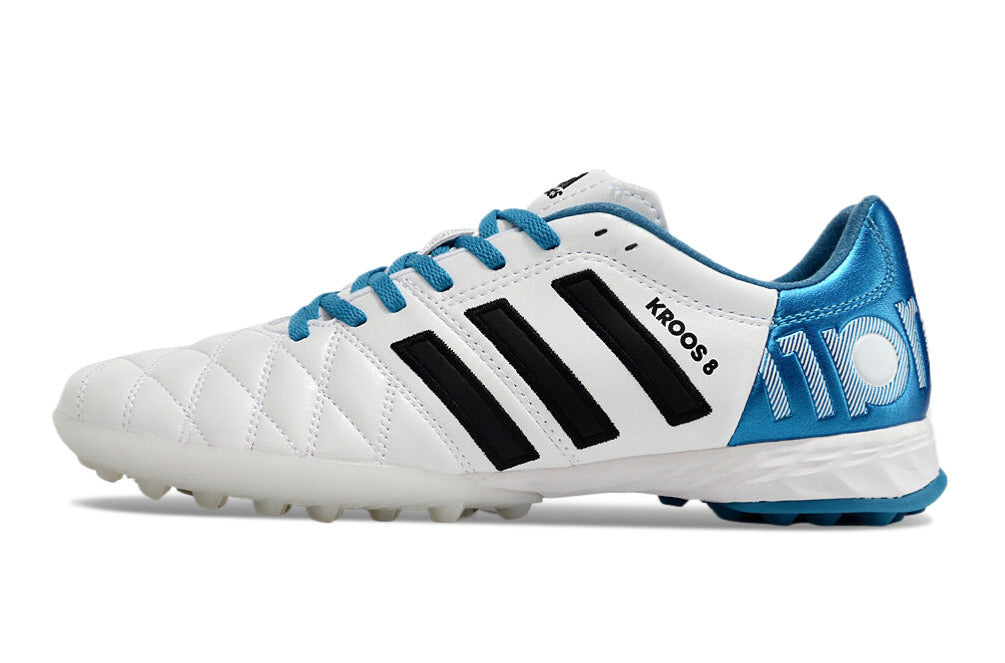 Chuteira Society Adidas adiPURE 11 Pro X PD25 Trx Especial Kroos FG - Azul e Branco