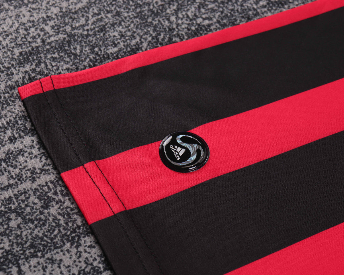 Kit Infantil Milan Home RetrƓ 08/09 - Vermelho e Preto