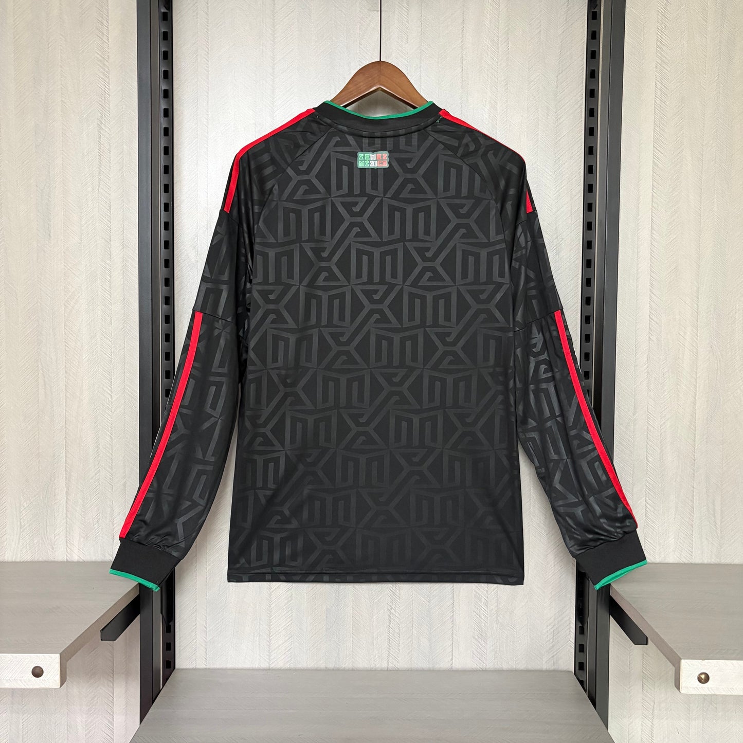 México Third Manga Longa 26/27 Masculino Torcedor Adidas - Preta