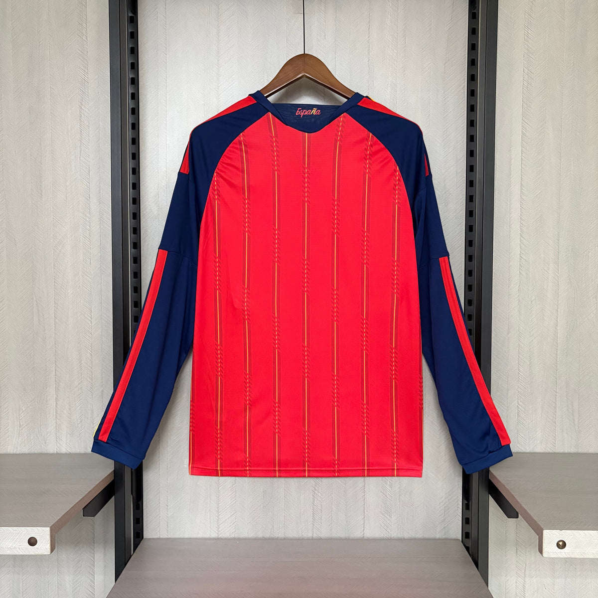 Espanha Home Manga Longa 26/27 Masculino Adidas Torcedor - Vermelho
