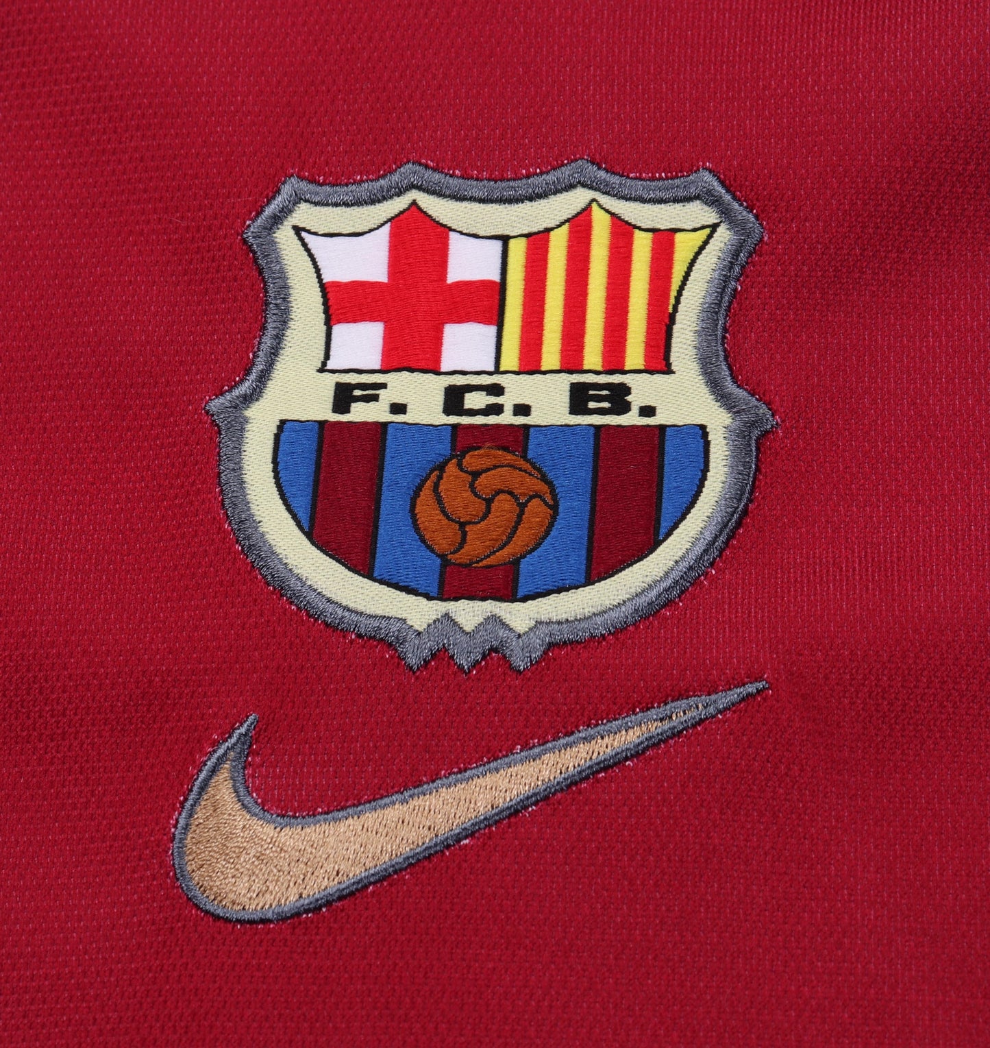 Kit Infantil Barcelona Home Retrô 98/99 - Grená