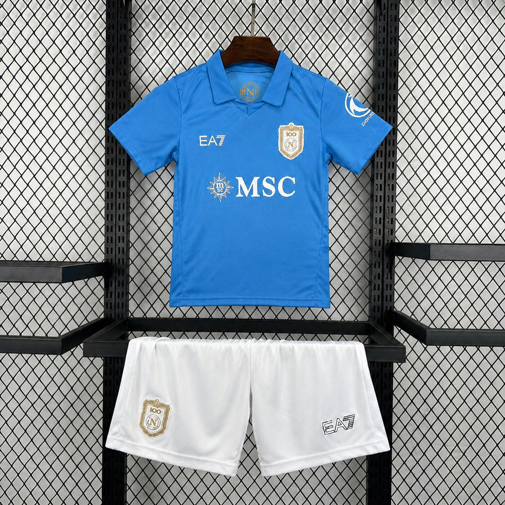 Kit Infantil Napoli Home 26/27 - Azul
