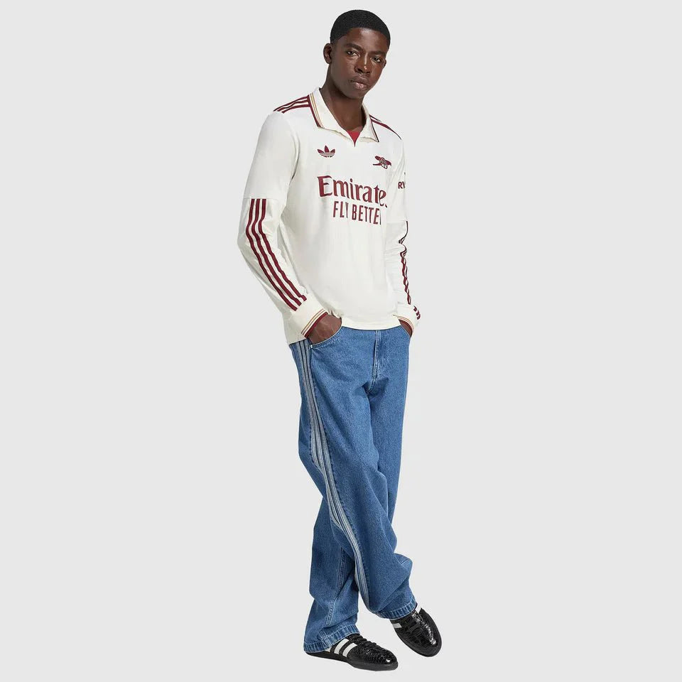 Arsenal Third 25/26 Manga Longa Adidas - Branca