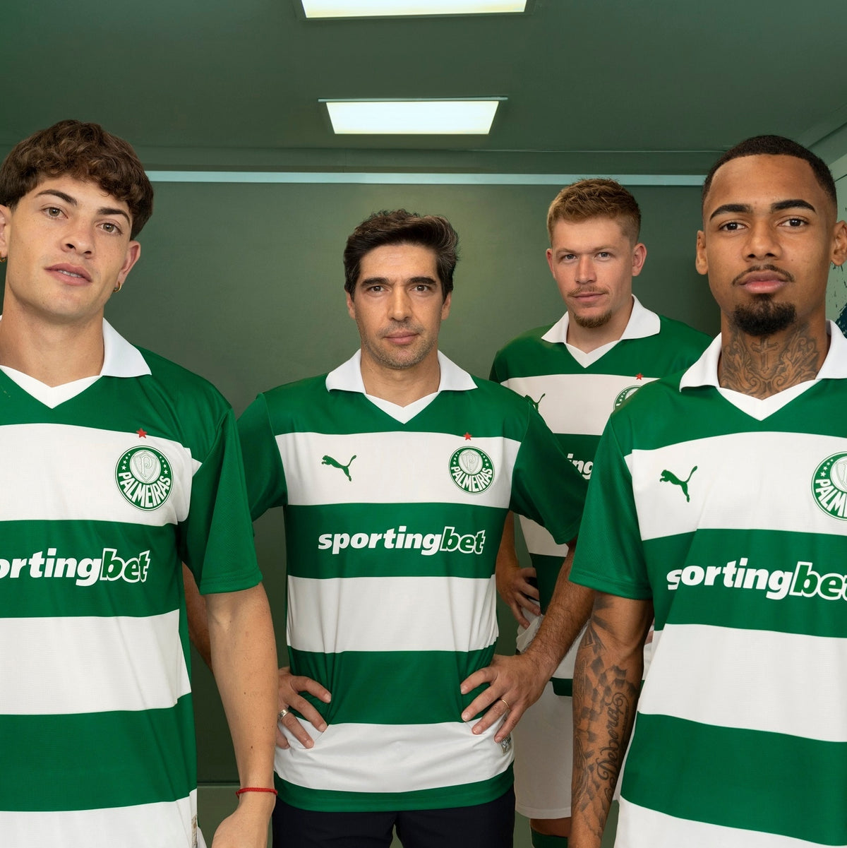 Palmeiras Fourth 25/26 Torcedor Puma Masculino - Verde e Branco