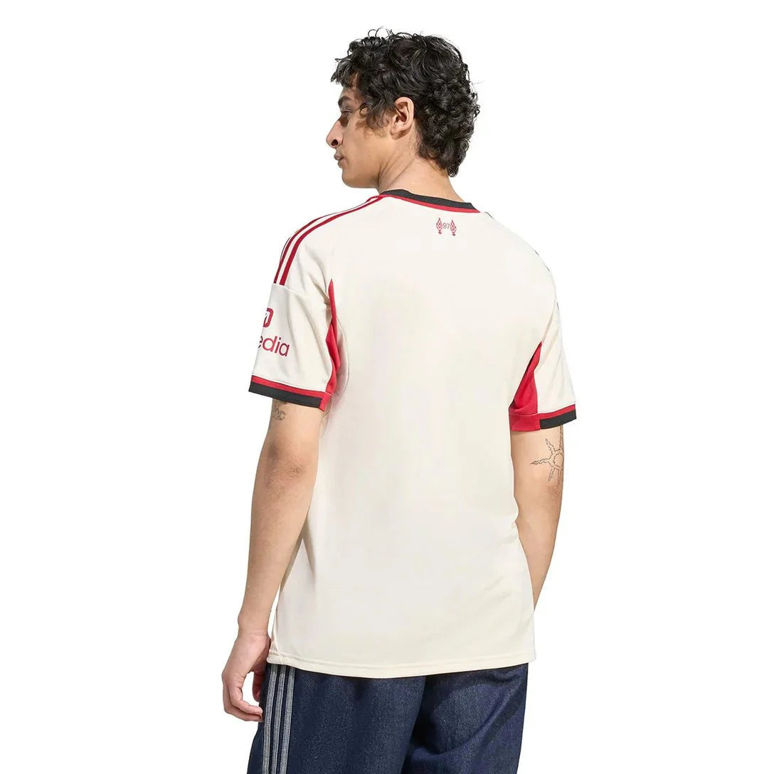Liverpool Away 25/26 Torcedor Adidas - Bege