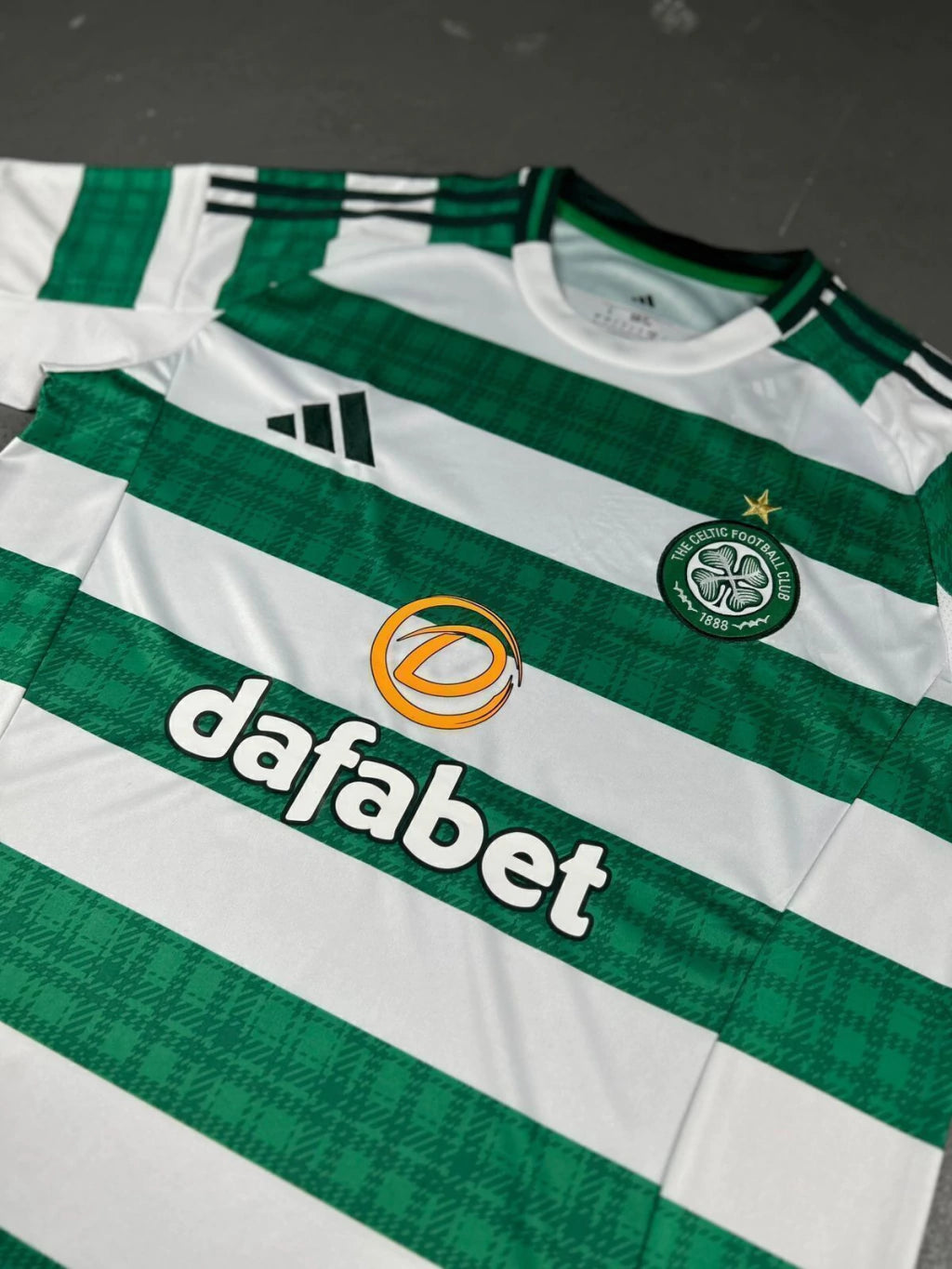 Celtic Home 25/26 Torcedor Adidas Masculina - Branco e Verde