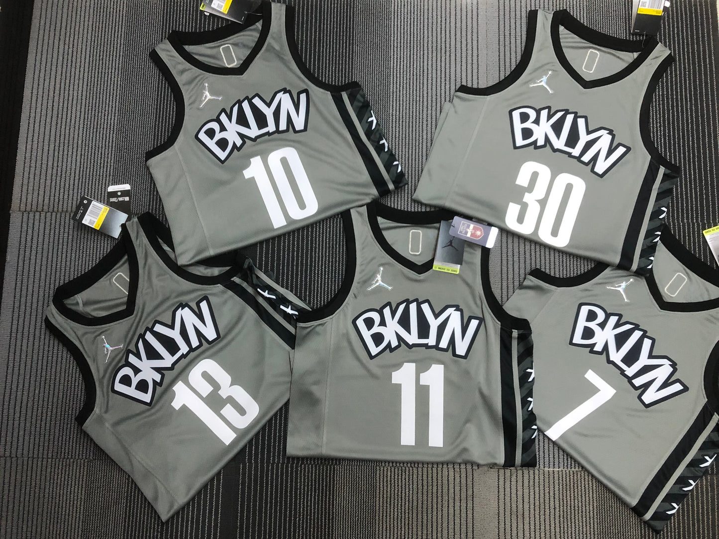 Regata Brooklyn Nets Masculina - Cinza