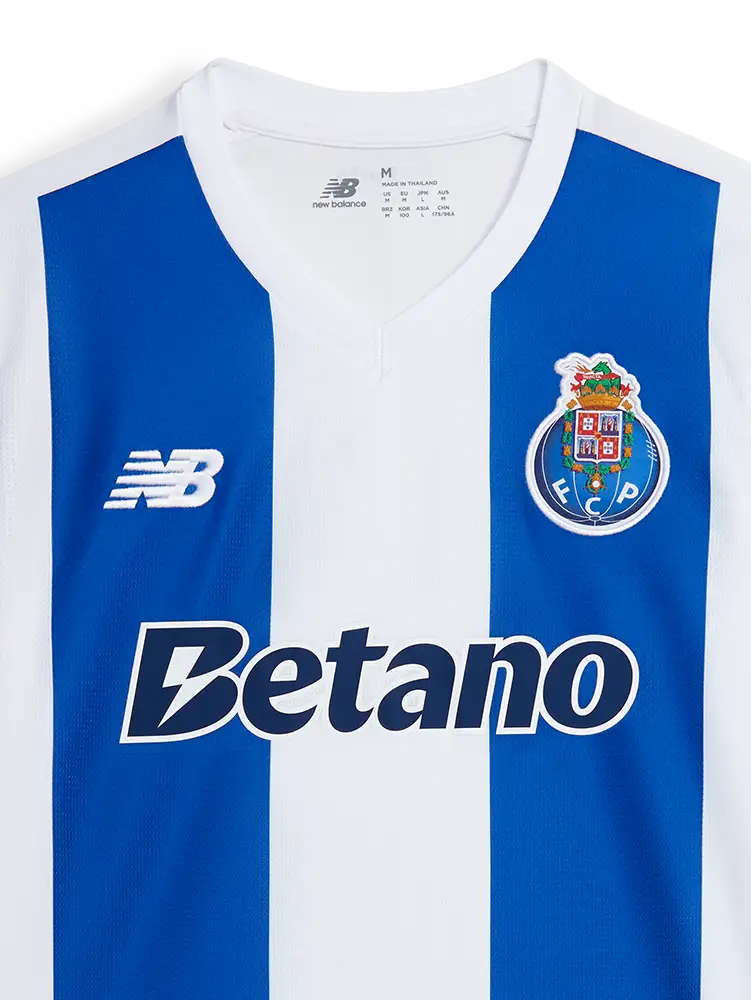 Porto Home 26/27 Torcedor New Balance - Azul e Branco