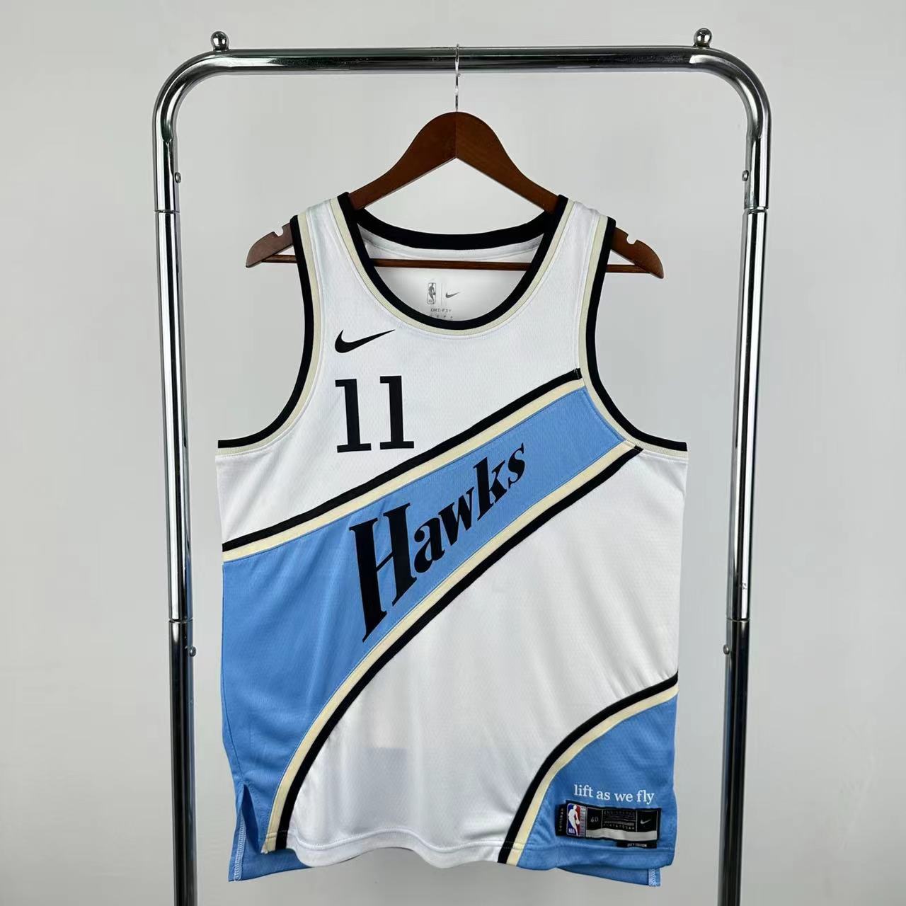 Regata Atlanta Hawks Masculina - Branco e Azul