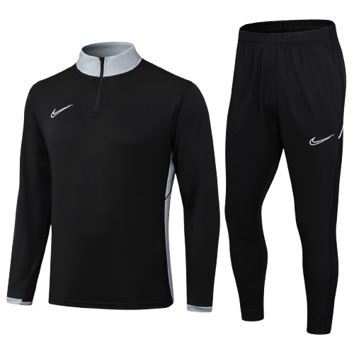 Kit Treino Infantil Agasalho + Calça - Preto