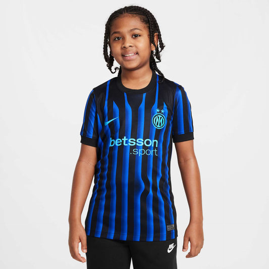 Kit Infantil Inter de Milão Home 25/26 - Azul e Preto