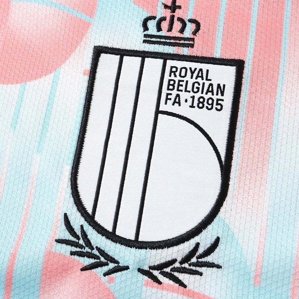 Belgica Away 26/27 Masculino Torcedor Adidas - Rosa e Azul