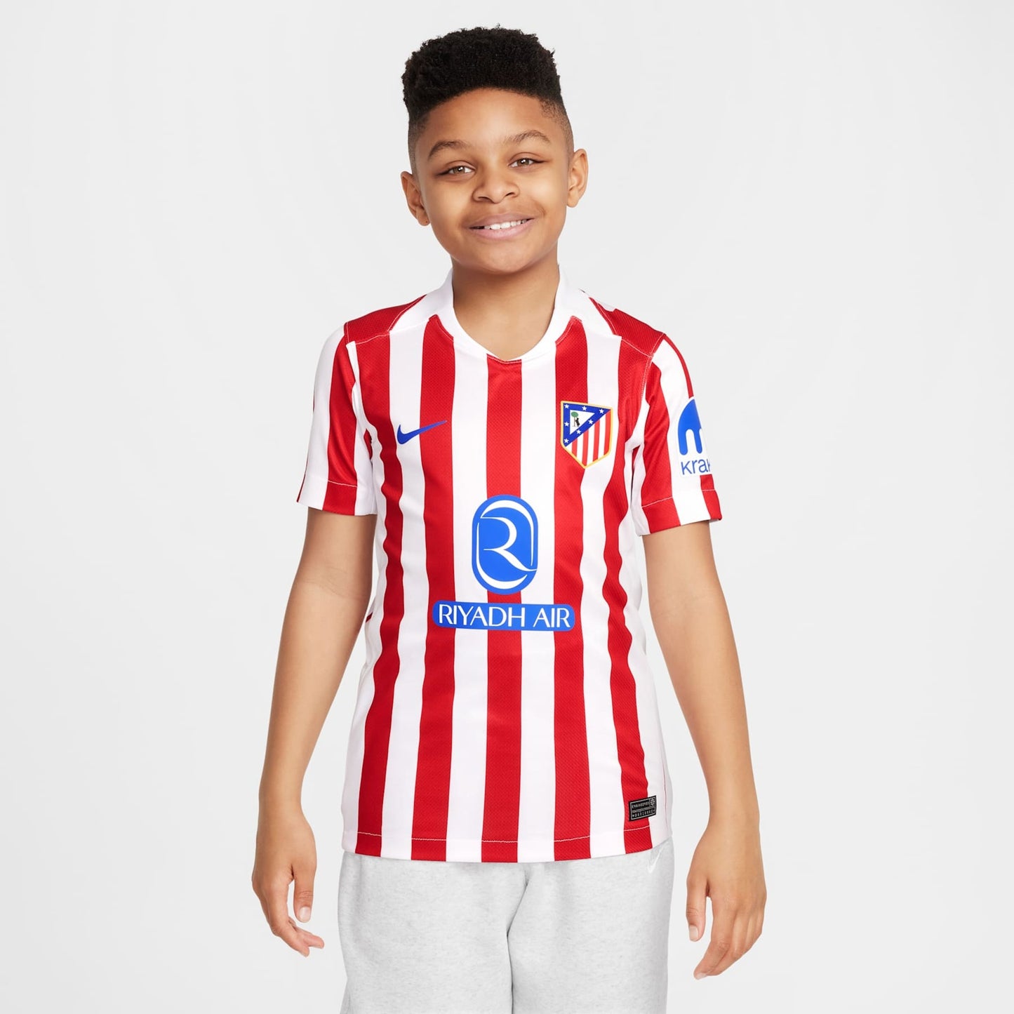 Kit Infantil Atlético de Madrid Home 25/26 - Vermelho e Branco