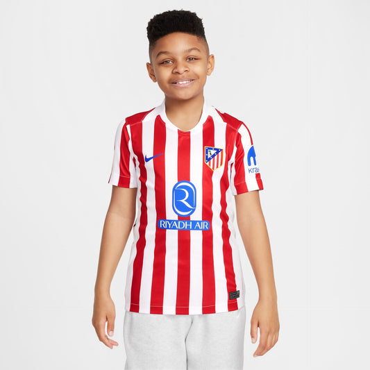 Kit Infantil Atlético de Madrid Home 25/26 - Vermelho e Branco