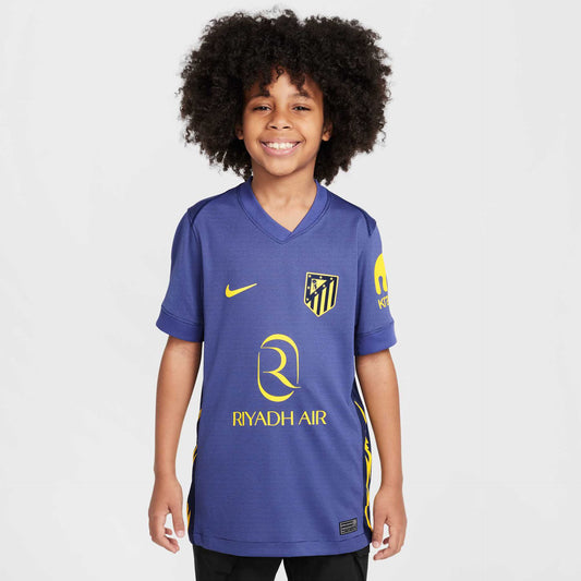 Kit Infantil Atlético de Madrid Away 25/26 - Azul Escuro