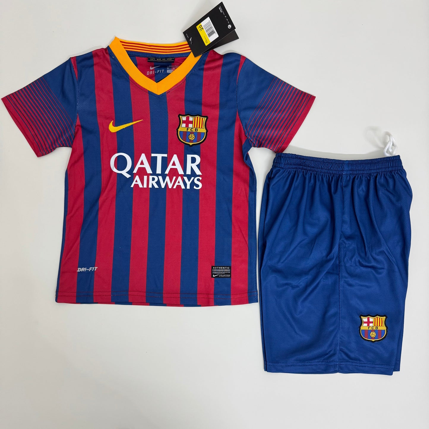 Kit Infantil Barcelona Home Retrô 13/14 - Grená